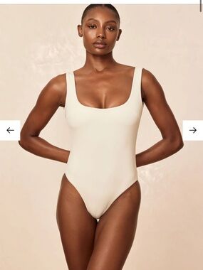 Monday Swimwear white RIBBED Sardinia One-Piece swimsuit